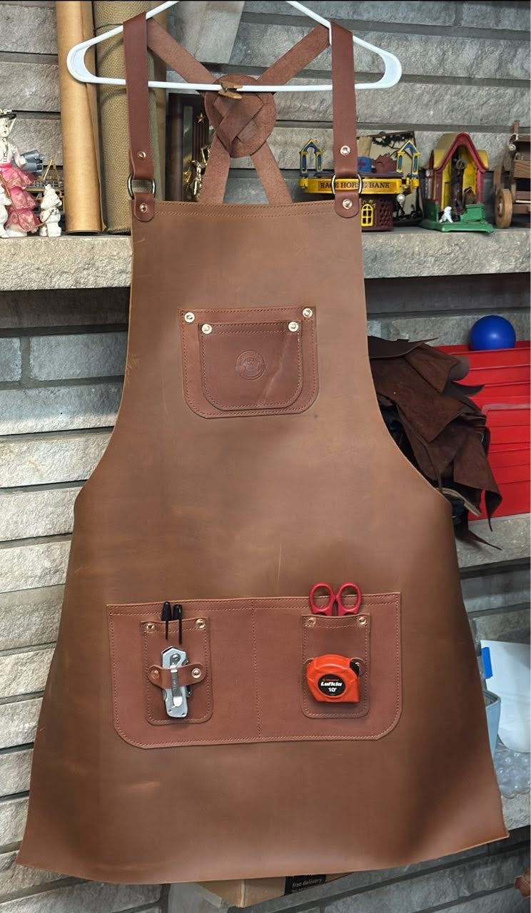 Metal shop or BBQ apron # 27