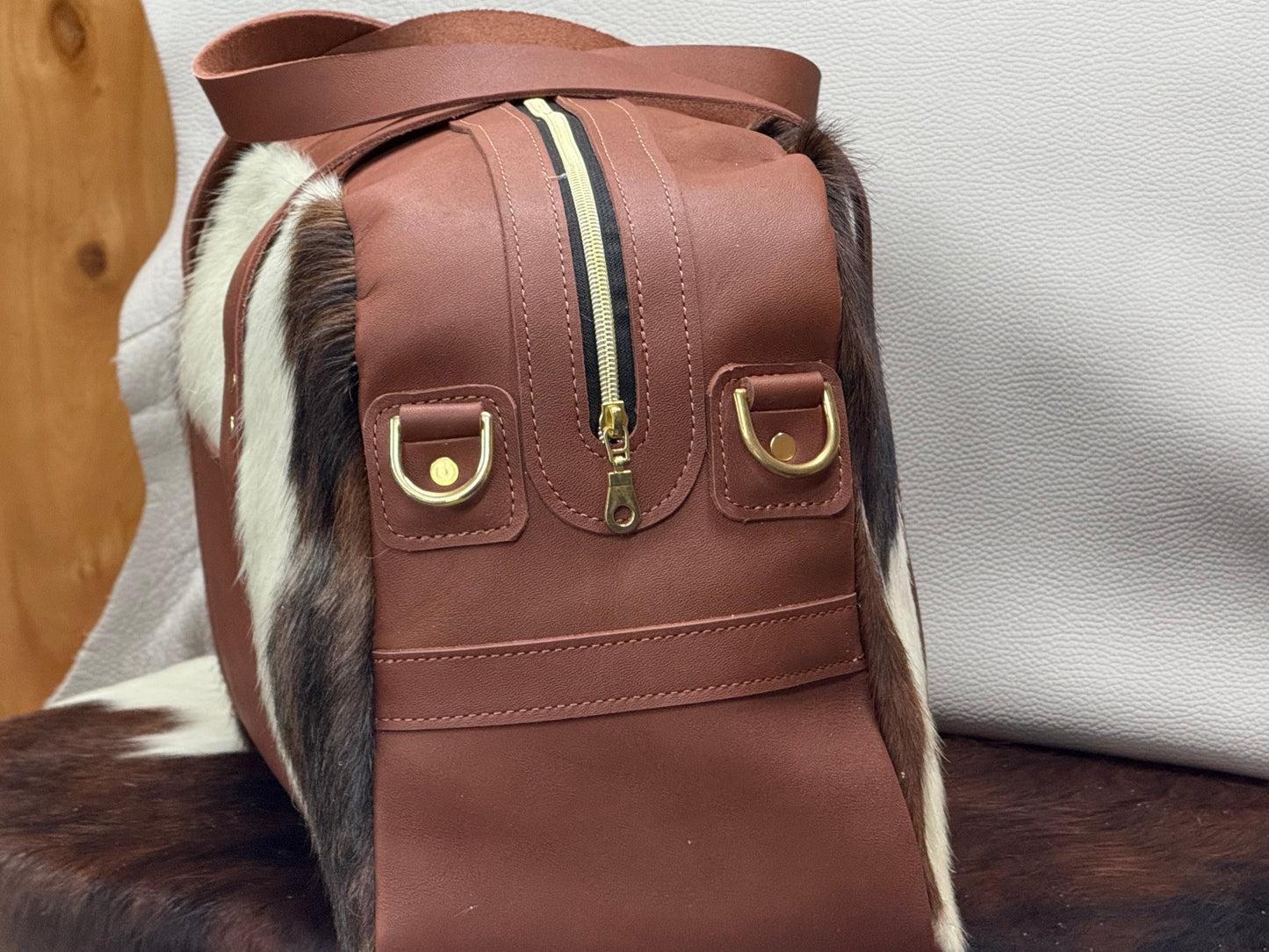 Tri colored overnight duffle #4