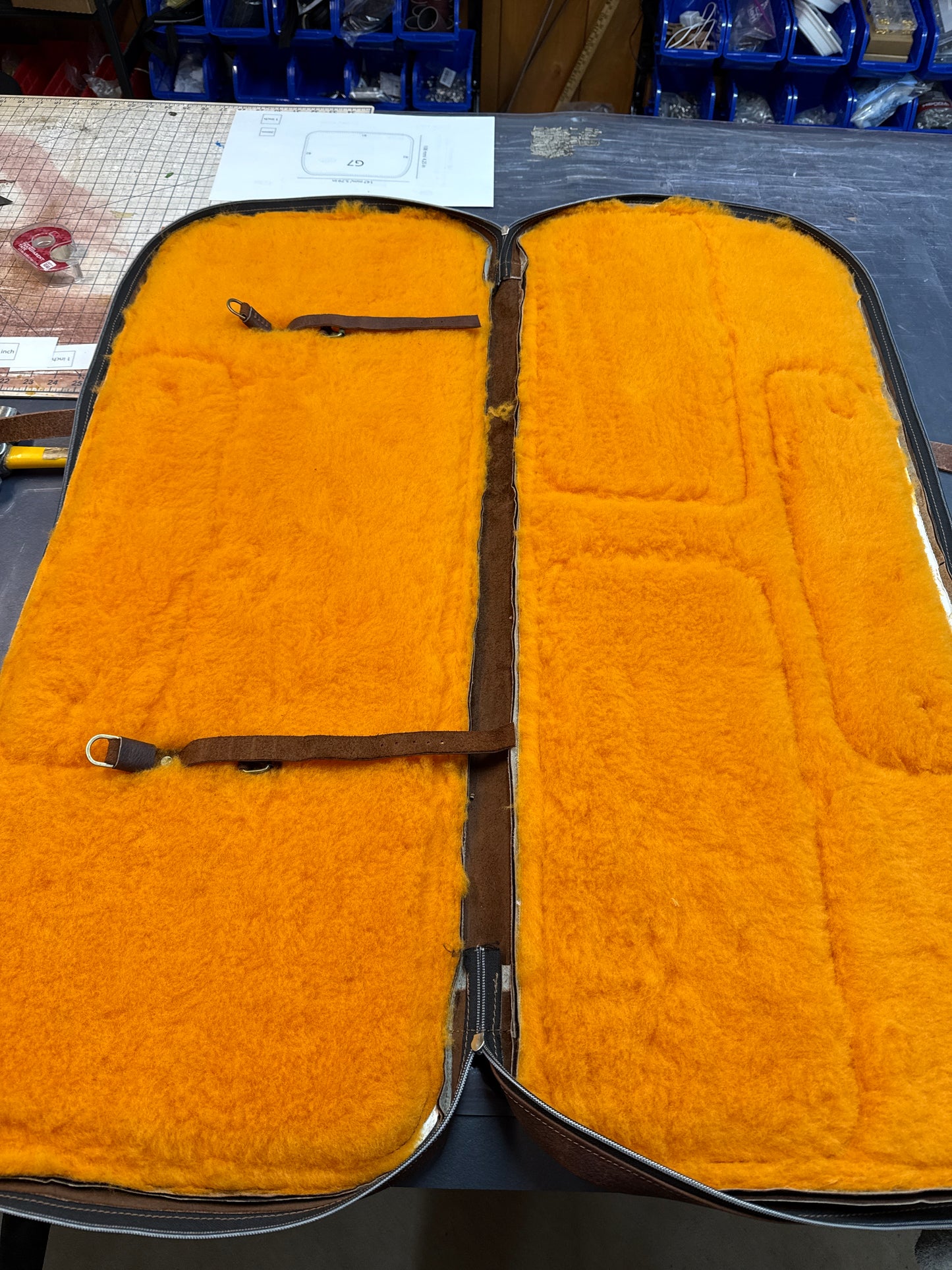 Custom hand carved AR15 Rifle case #44