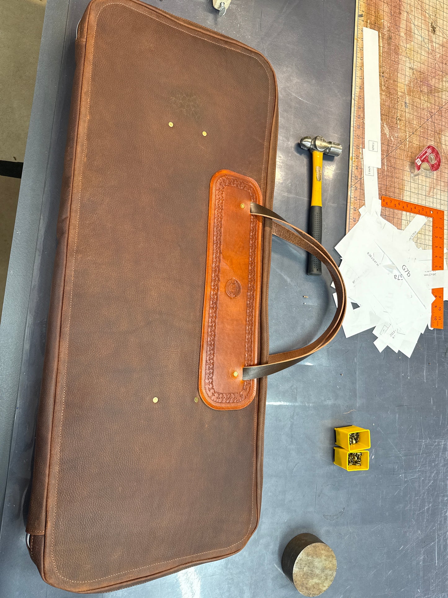 Custom hand carved AR15 Rifle case #44