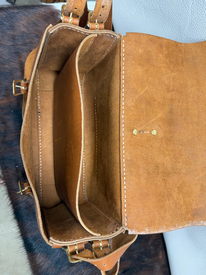 Hand stitched messenger bag #9