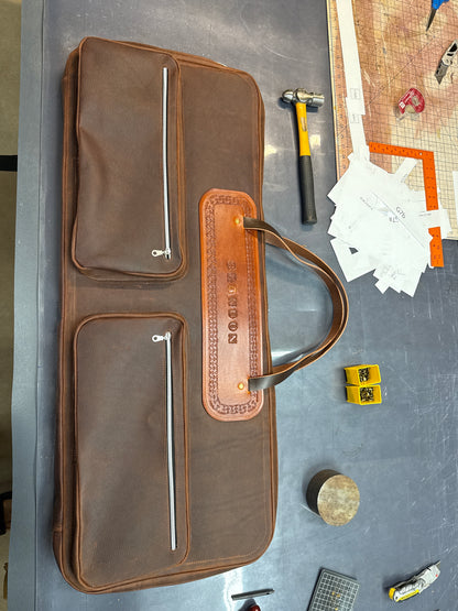 Custom hand carved AR15 Rifle case #44