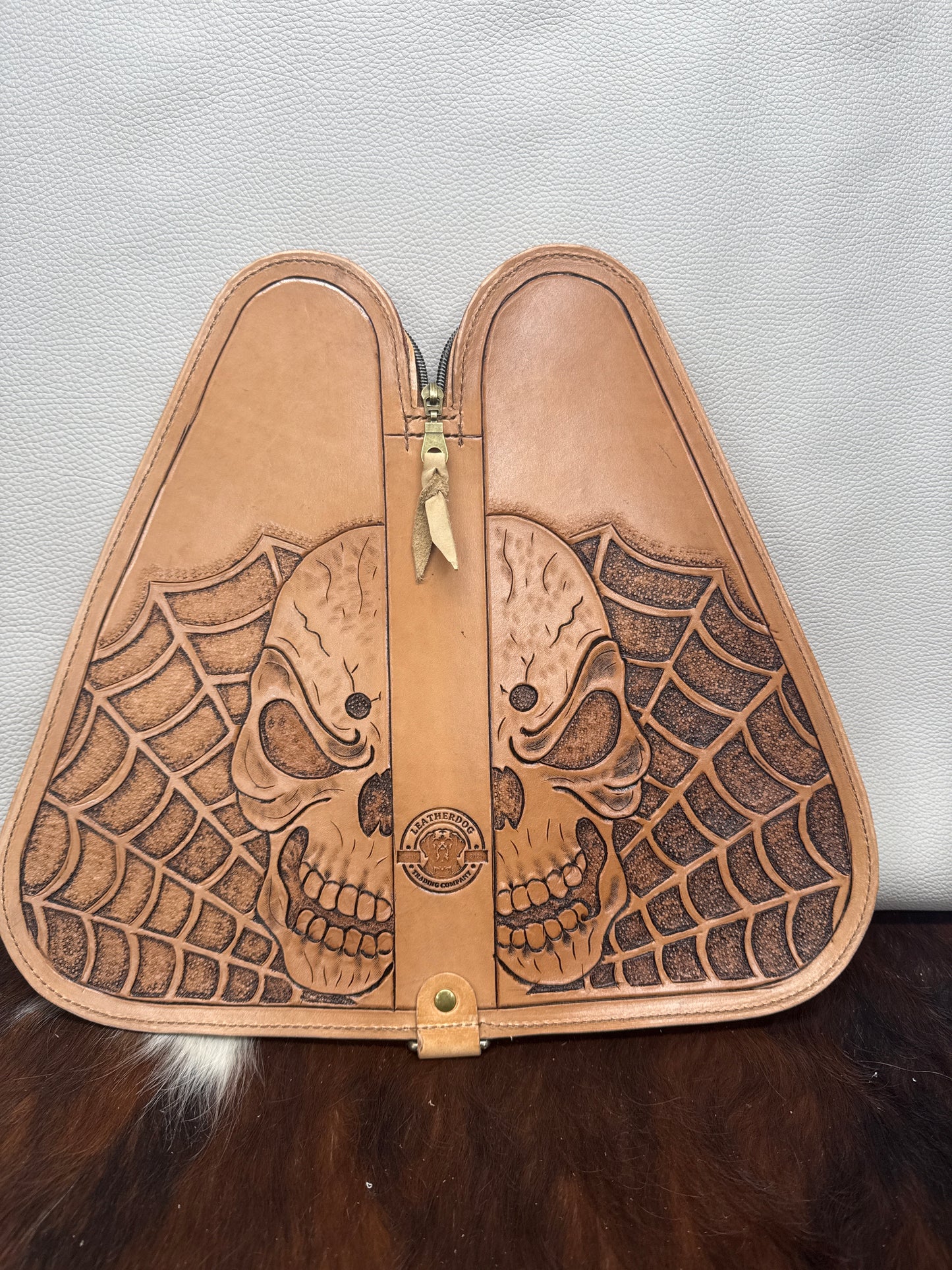 Hand carved pistol caddy # 28