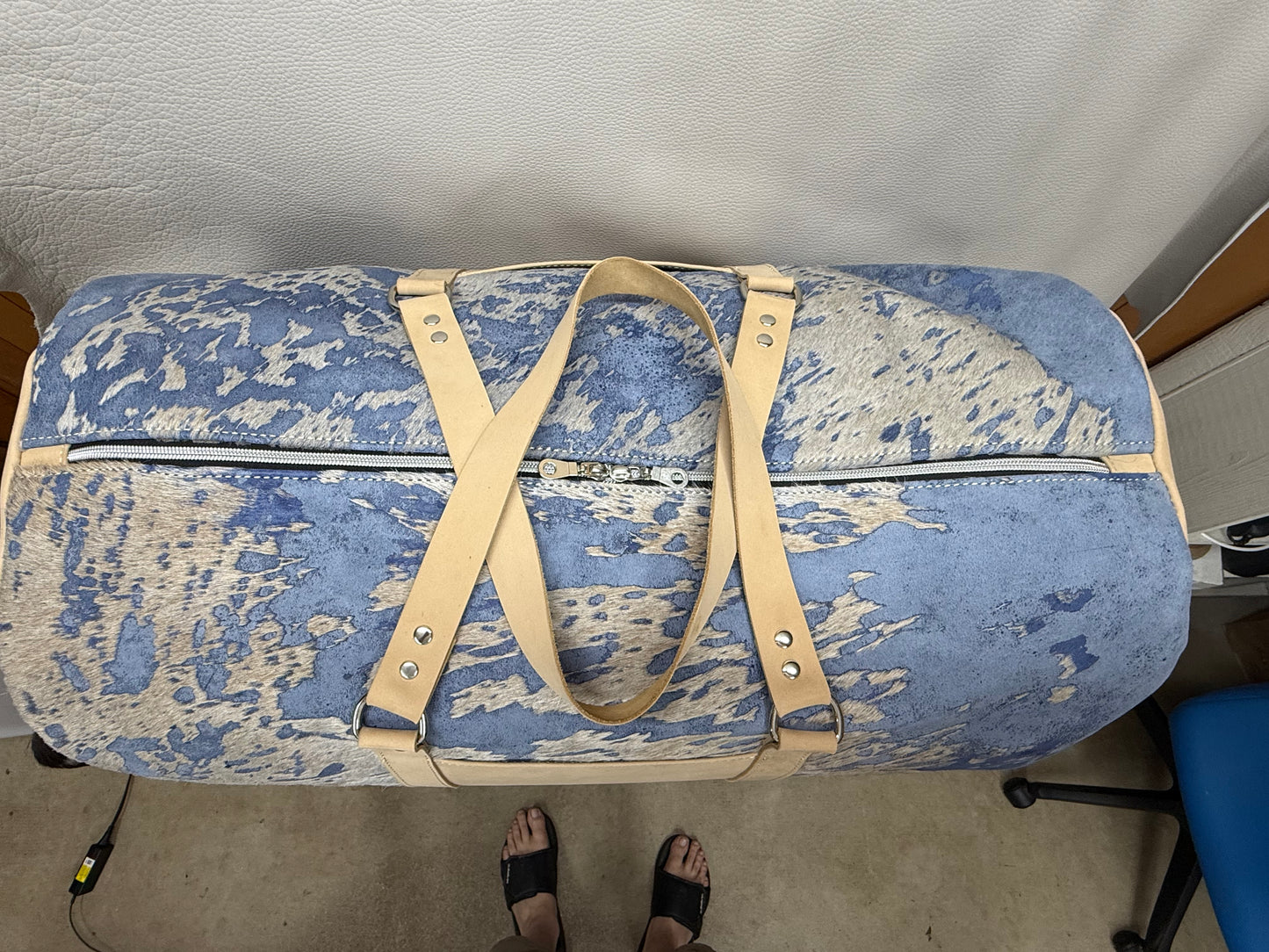Acid washed Duffle bag #1