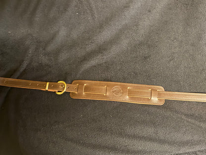 Vintage Style Guitar Strap #36 (Brass hardware)