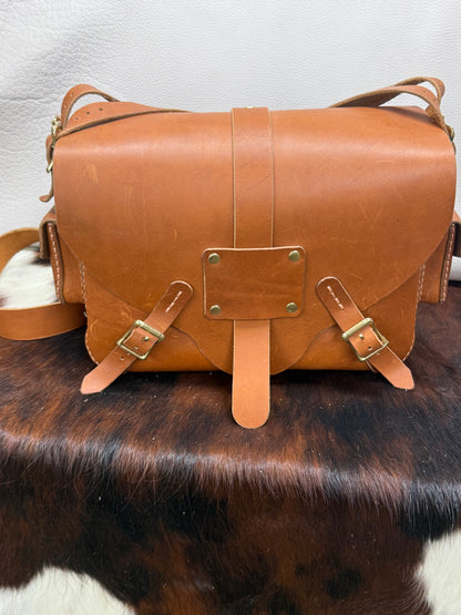 Hand stitched messenger bag #9