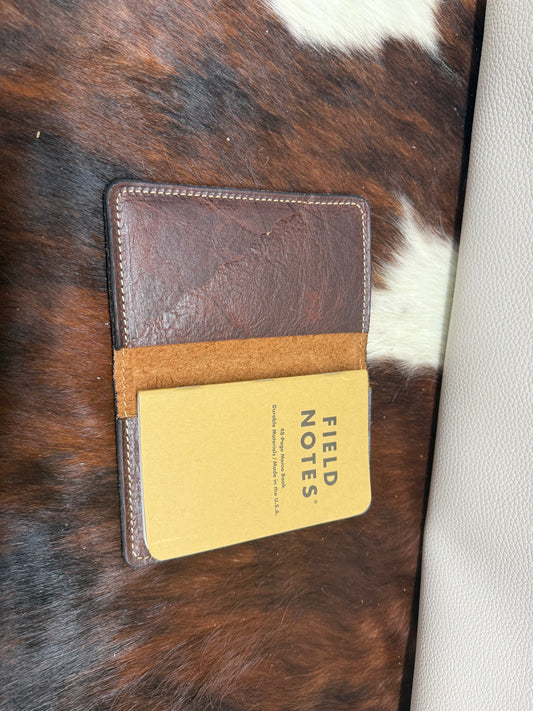 Western style field notes padfolio #14