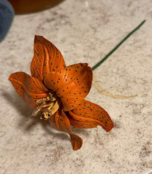 3D Tiger Lily Flower